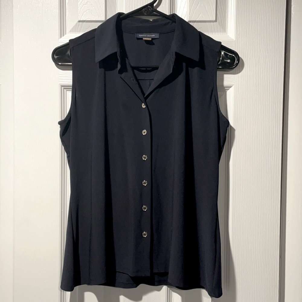 Tommy Hilfiger Sleeveless Dress Shirt